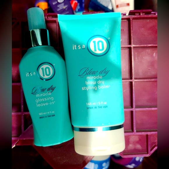 It's a 10 BLOW DRY Miracle glossing leave in & styling balm - Picture 1 of 1